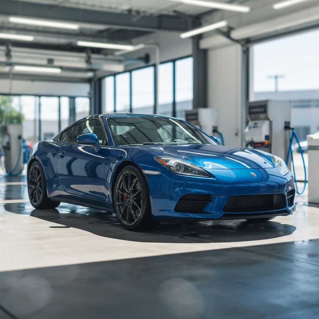 Mobil setelah dicuci professional